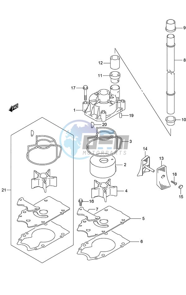 Water Pump (DF 250S)