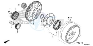 NC750XDE NC750XD Europe Direct - (ED) drawing STARTING CLUTCH