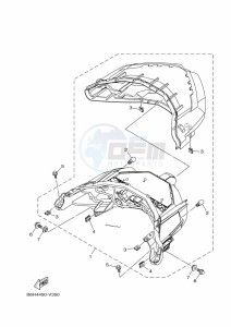 YP125RA XMAX 125 TECH MAX (B9Y5) drawing STAND & FOOTREST 2