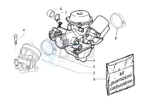 X8 200 drawing Caburetor Assy