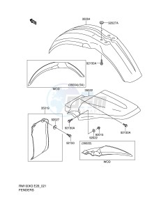 RM100 (E28) drawing FENDER