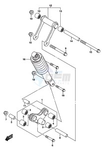 GSX-S125 drawing REAR CUSHION LEVER