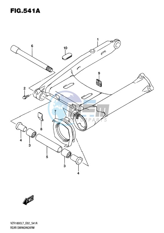 REAR SWINGINGARM