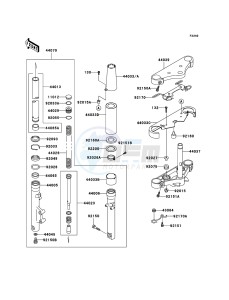 VN800 CLASSIC VN800B6F GB XX (EU ME A(FRICA) drawing Front Fork