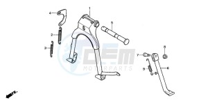 CG125M drawing STAND