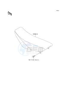 KX 100 A [KX100 MONSTER ENERGY] (A6F - A9FA) D9FA drawing SEAT