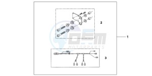 NT700VA Europe Direct - (ED) drawing HEATED GRIP ATT.