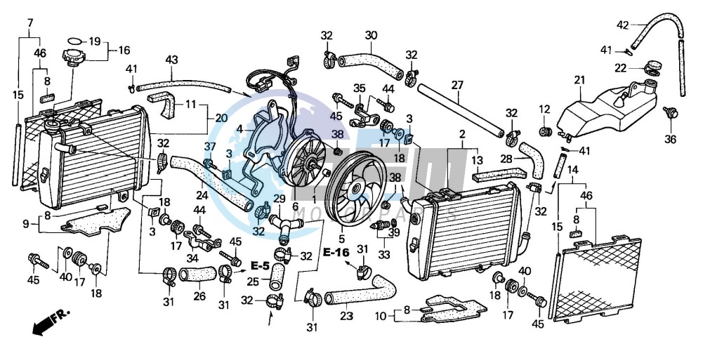 RADIATOR (VTR1000SPY/1)