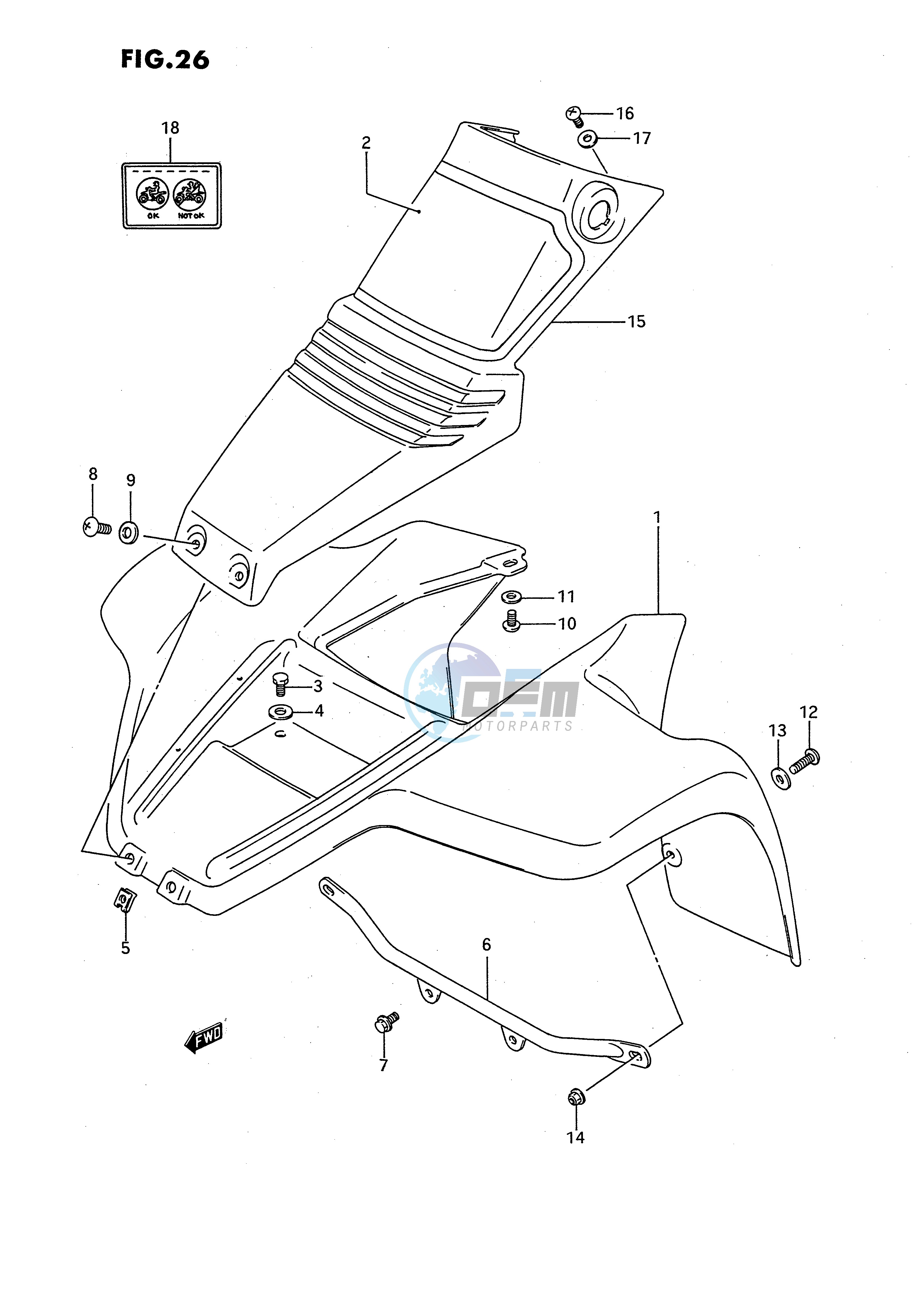 FRONT FENDER (MODEL L)