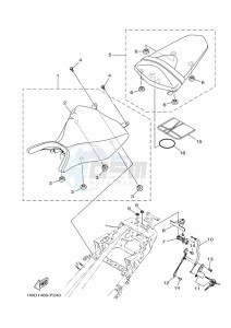 YZF320-A (B2X4) drawing SEAT