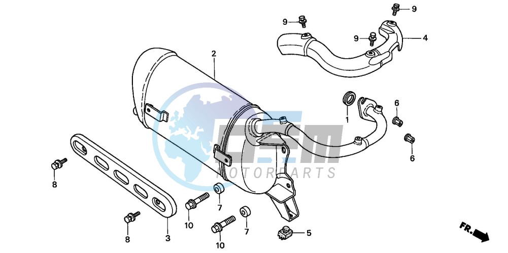 EXHAUST MUFFLER