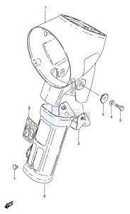 FZ50 (E1) drawing HEADLAMP HOUSING (E16)