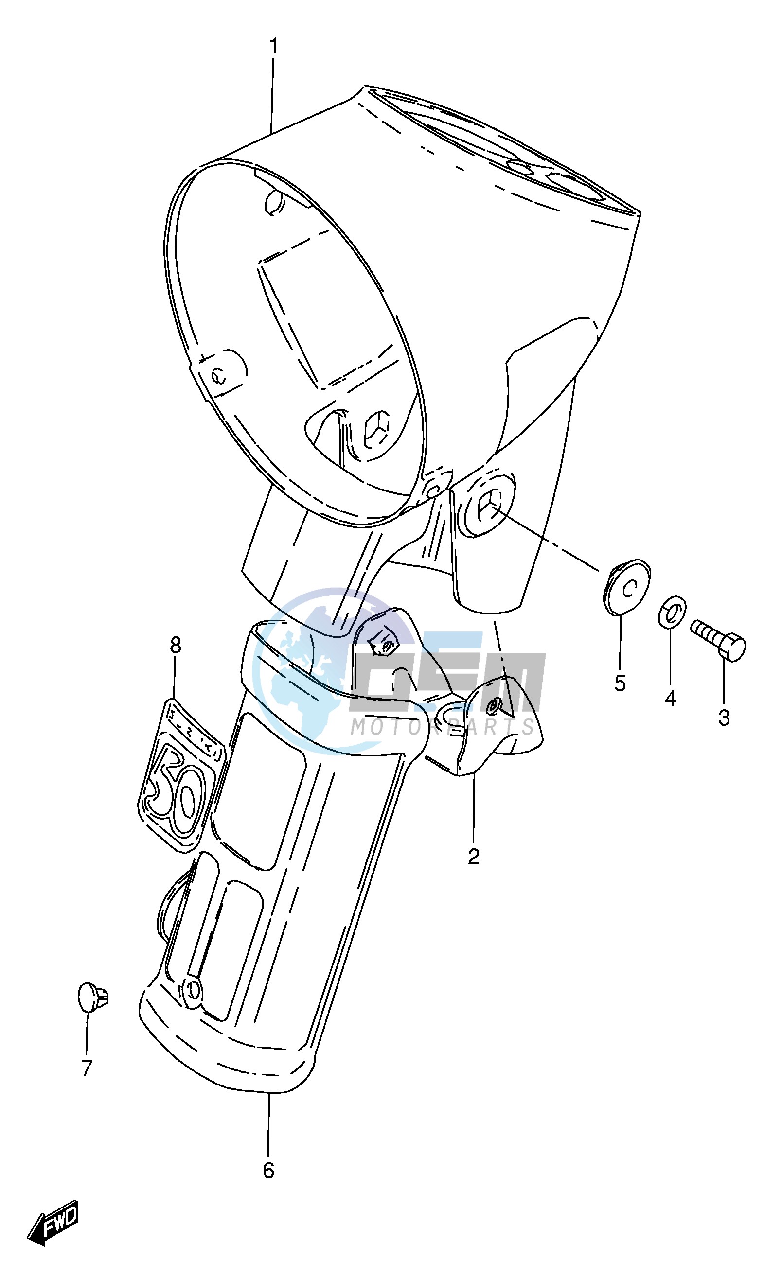 HEADLAMP HOUSING (E16)