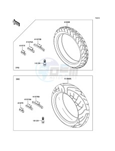 Z1000 ZR1000A6F FR GB XX (EU ME A(FRICA) drawing Tires