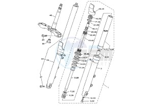 TDM 850 drawing FRONT FORK