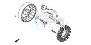 CB600F CB600F drawing GENERATOR