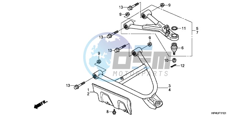 FRONT ARM (4WD)