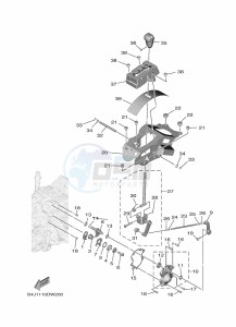 YXE1000EWS YX10ERPSN (B4MD) drawing SHIFT SHAFT