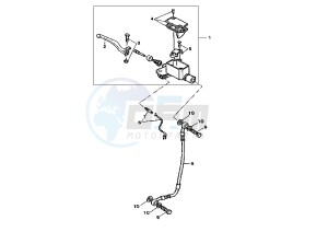 XQ MAXSTER 150 drawing FRONT MASTER CYLINDER