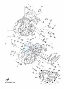 WR450F (B7R4) drawing CRANKCASE