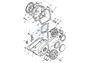 V-MAX 1200 drawing CRANKCASE COVER