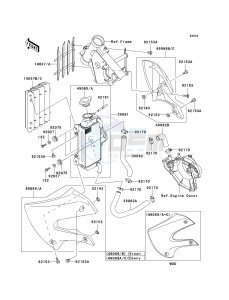 KX 65 A [KX65 MONSTER ENERGY] (A6F - A9FA) A6F drawing RADIATOR