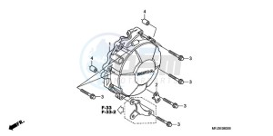 CBR600RA9 Europe Direct - (ED / ABS) drawing GENERATOR COVER