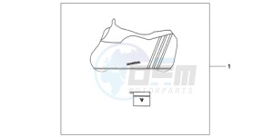 CB600FA9 Europe Direct - (ED / ABS) drawing BODY COVER L