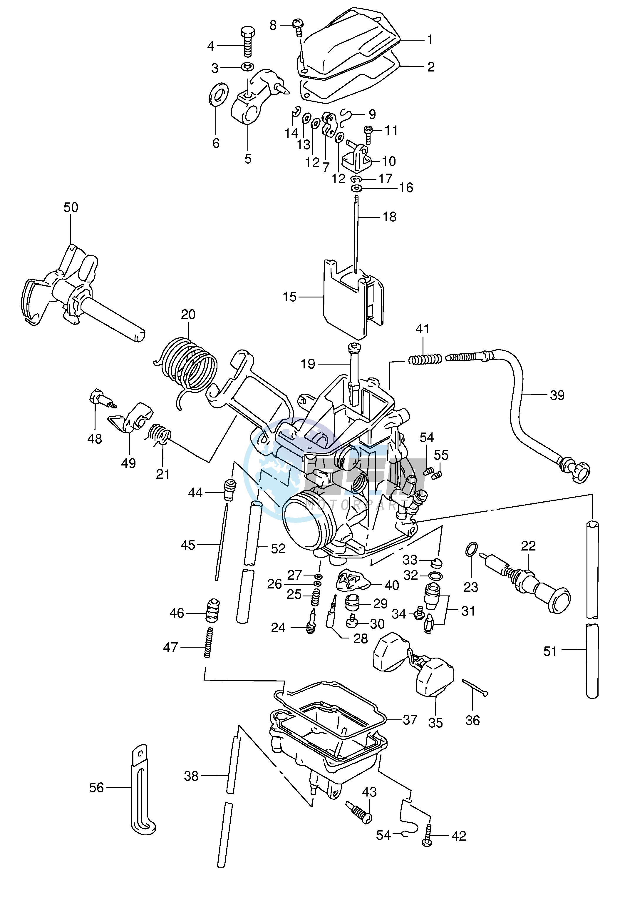 CARBURETOR (MODEL R S T)