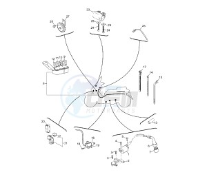 YP R X-MAX 125 drawing ELECTRICAL DEVICES