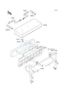 KAF 950 F [MULE 4010 DIESEL 4X4] (F9F-FAF) FAF drawing SEAT