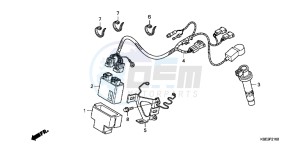 CRF150RC drawing WIRE HARNESS