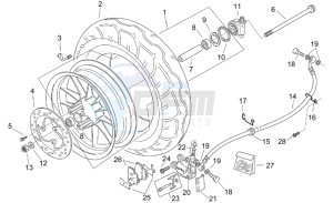 Mojito 125-150 drawing Front wheel - CUSTOM