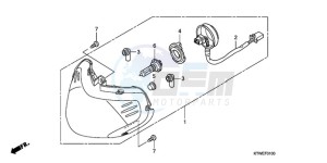 SH300AR9 Europe Direct - (ED / ABS SPC) drawing HEADLIGHT