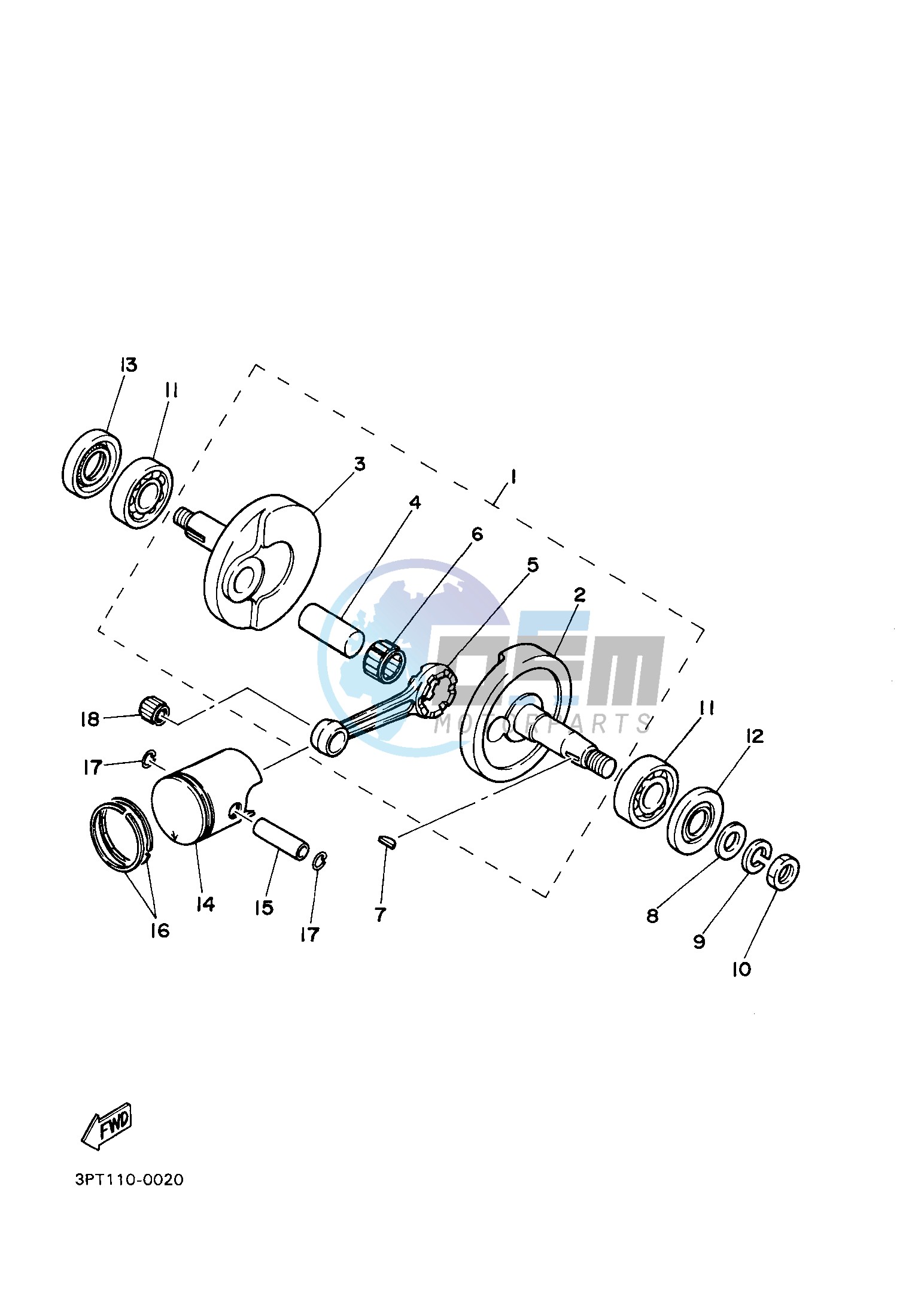 CRANKSHAFT & PISTON