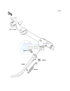 VN900_CLASSIC VN900BBFA GB XX (EU ME A(FRICA) drawing Stand(s)