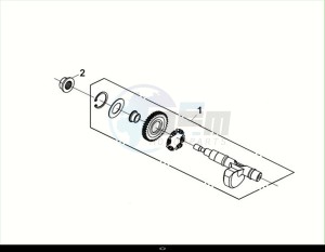 MAXSYM 400I (LZ40W1Z1-EU) (M2) drawing BALANCE SHAFT