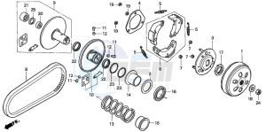 SH125 drawing DRIVEN FACE