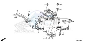 CBR1000RAH 2ED - (2ED) drawing STEERING DAMPER