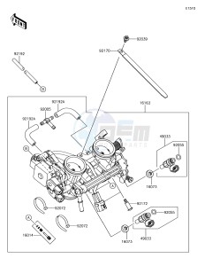 Z650 ER650HHF XX (EU ME A(FRICA) drawing Throttle