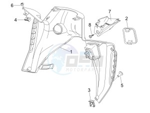 Nexus 250 e3 drawing Front glove-box - Knee-guard panel