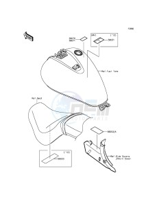 VULCAN 900 CUSTOM VN900CDF GB XX (EU ME A(FRICA) drawing Labels