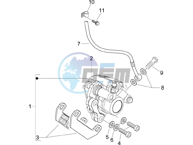 Brakes pipes - Calipers