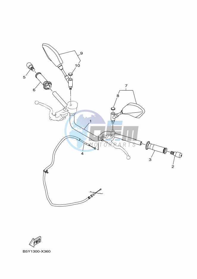 STEERING HANDLE & CABLE