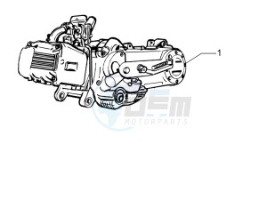 Fly 50 2t drawing Engine assembly