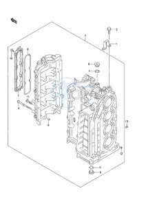 DF 140A drawing Cylinder Block