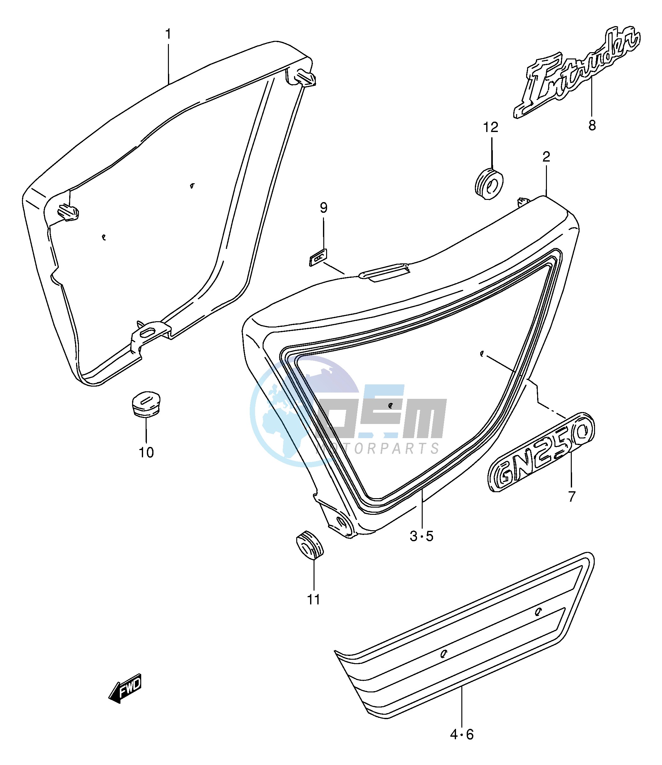 FRAME COVER (MODEL X Y)