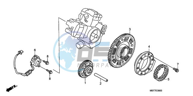 PULSE GENERATOR/ STARTING CLUTCH