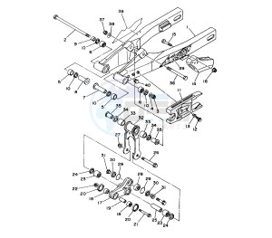 YZ LC-LW 80 drawing REAR ARM