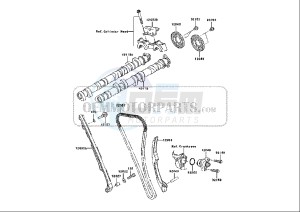 ZX-10R NINJA - 1000 cc (EU) drawing CAMSHAFT